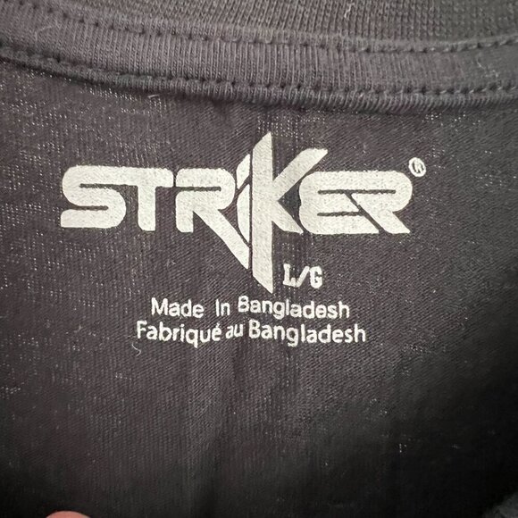 Germany Soccer Black Yellow Red Sports‎ Fan Novelty T-shirt by Striker Sz L - Picture 6 of 9